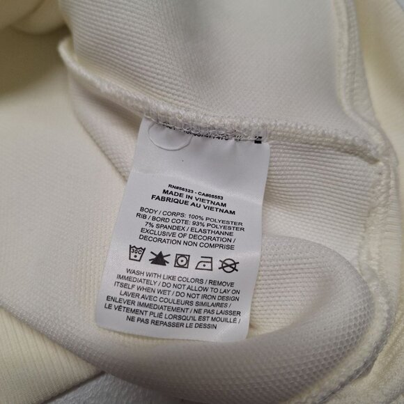 Nike Dri Fit Pullover Vest Off White Mens Large Gold Preppy Club - Picture 8 of 9